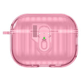 Apple AirPods Pro (3. gen.) Hybrid Plast Deksel - Gjennomsiktig / Rosa