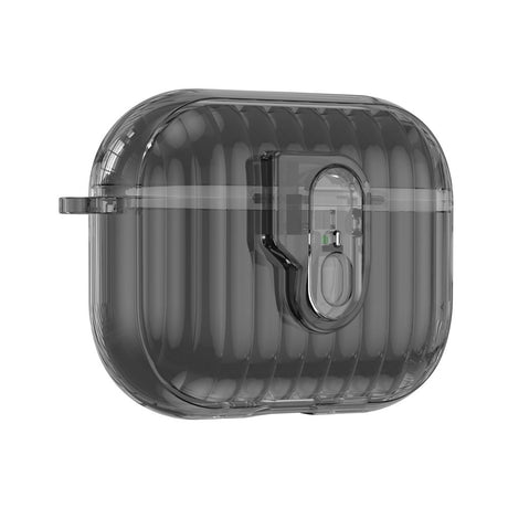 Apple AirPods Pro (3. gen.) Hybrid Plast Deksel - Gjennomsiktig / Svart
