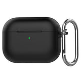 Apple AirPods Pro (3. gen.) Silikon Deksel - Karabinkrok - Svart