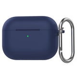 Apple AirPods Pro (3. gen.) Silikon Deksel - Karabinkrok - Mørkblå
