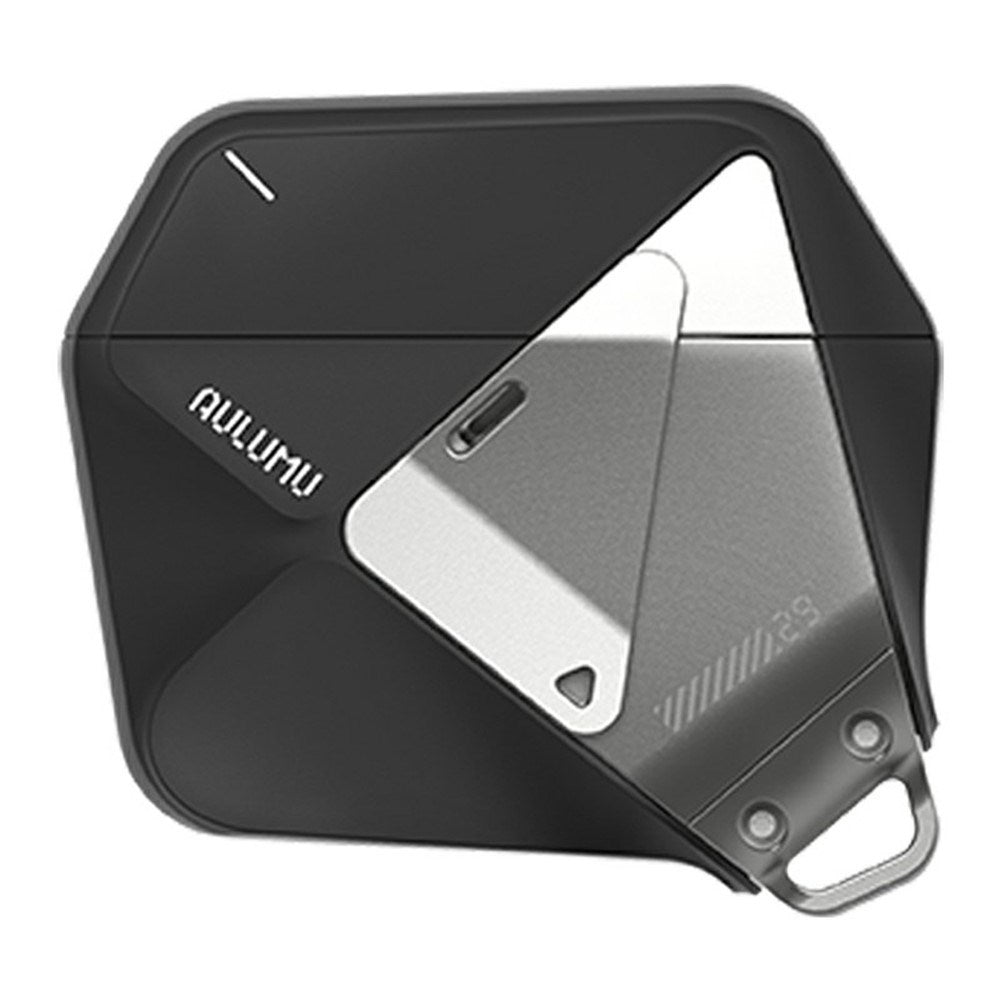 Apple AirPods (4. Gen.) AULUMU Geometrisk Plast Deksel m. Stropp - Svart