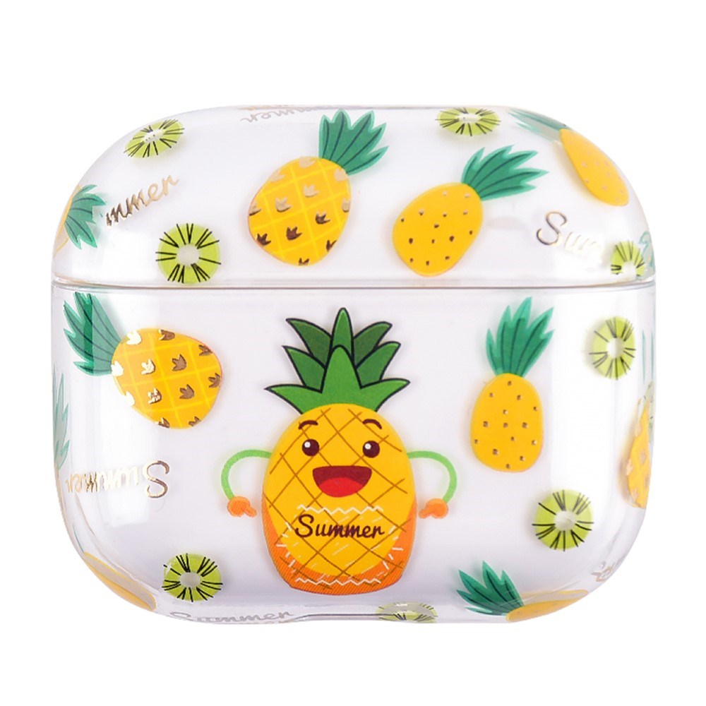 Apple AirPods (3. Gen.) Hard Plast Deksel m. Mønster – Ananas