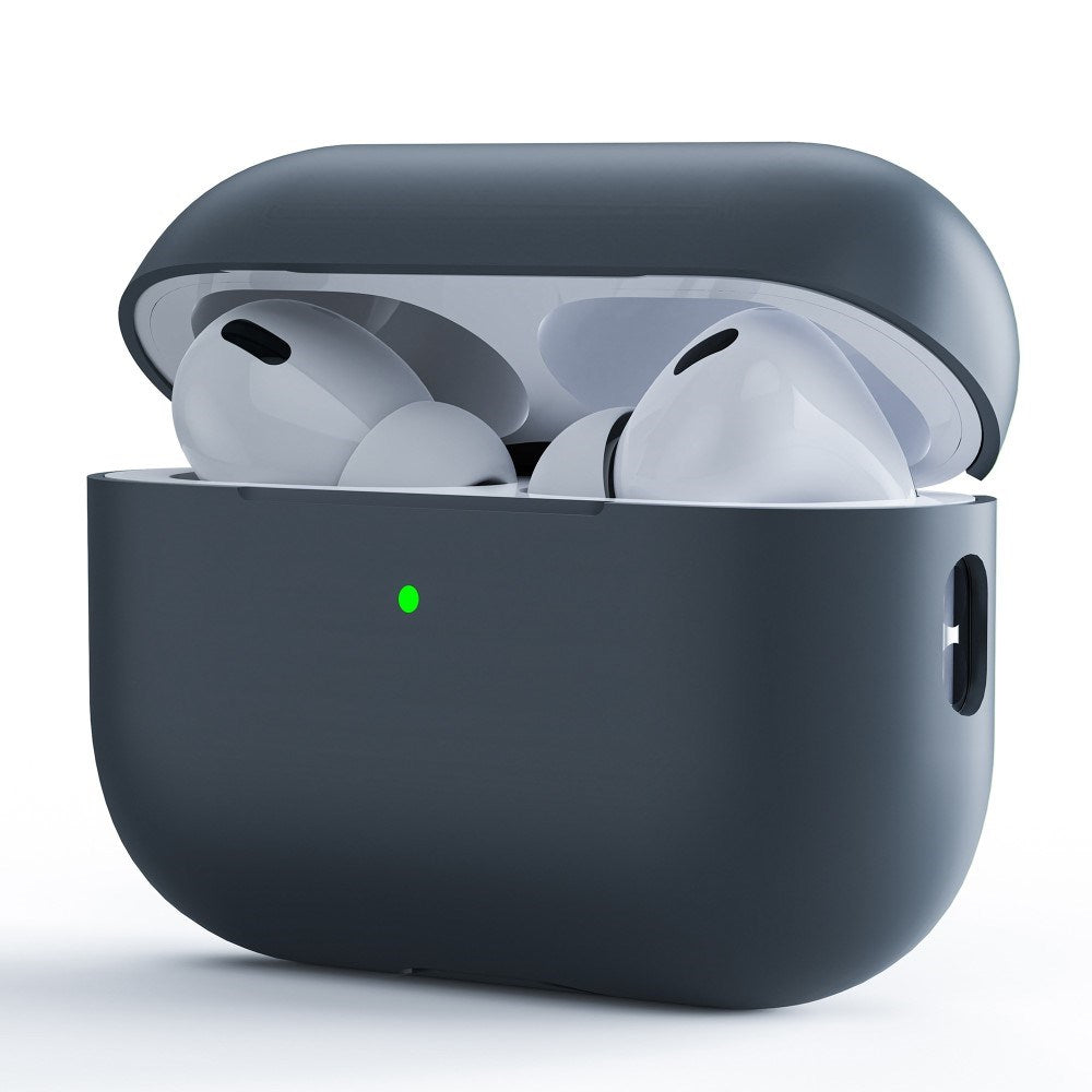 Apple AirPods Pro (2. Gen.) Todelt Silikon Deksel – Mørkegrå