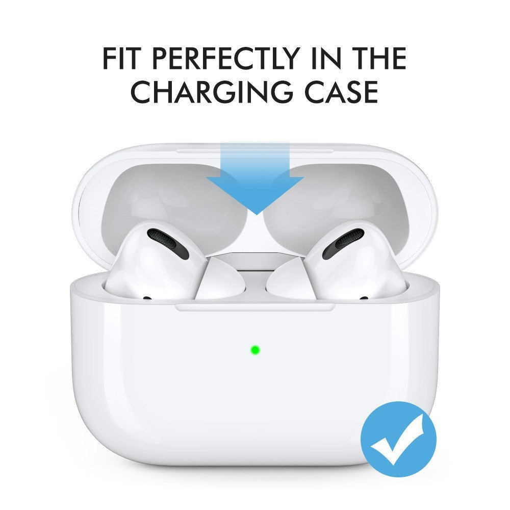 AirPods Pro (1. & 2. Gen.) AHASTYLE silikonørepropper – S / M / L – Hvit