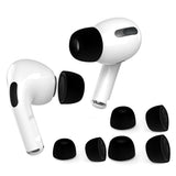 AirPods Pro (1. & 2. Gen.) AHASTYLE silikonørepropper – S / M / L – Svart