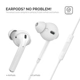 Apple AirPods (1. & 2. Gen.) Ørepropper 3-Pakning med Oppbevaringsetui – Størrelse S – Rosa