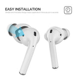 Apple AirPods (1. & 2. Gen.) Ørepropper 3-Pakning med Oppbevaringsetui – Størrelse S – Svart