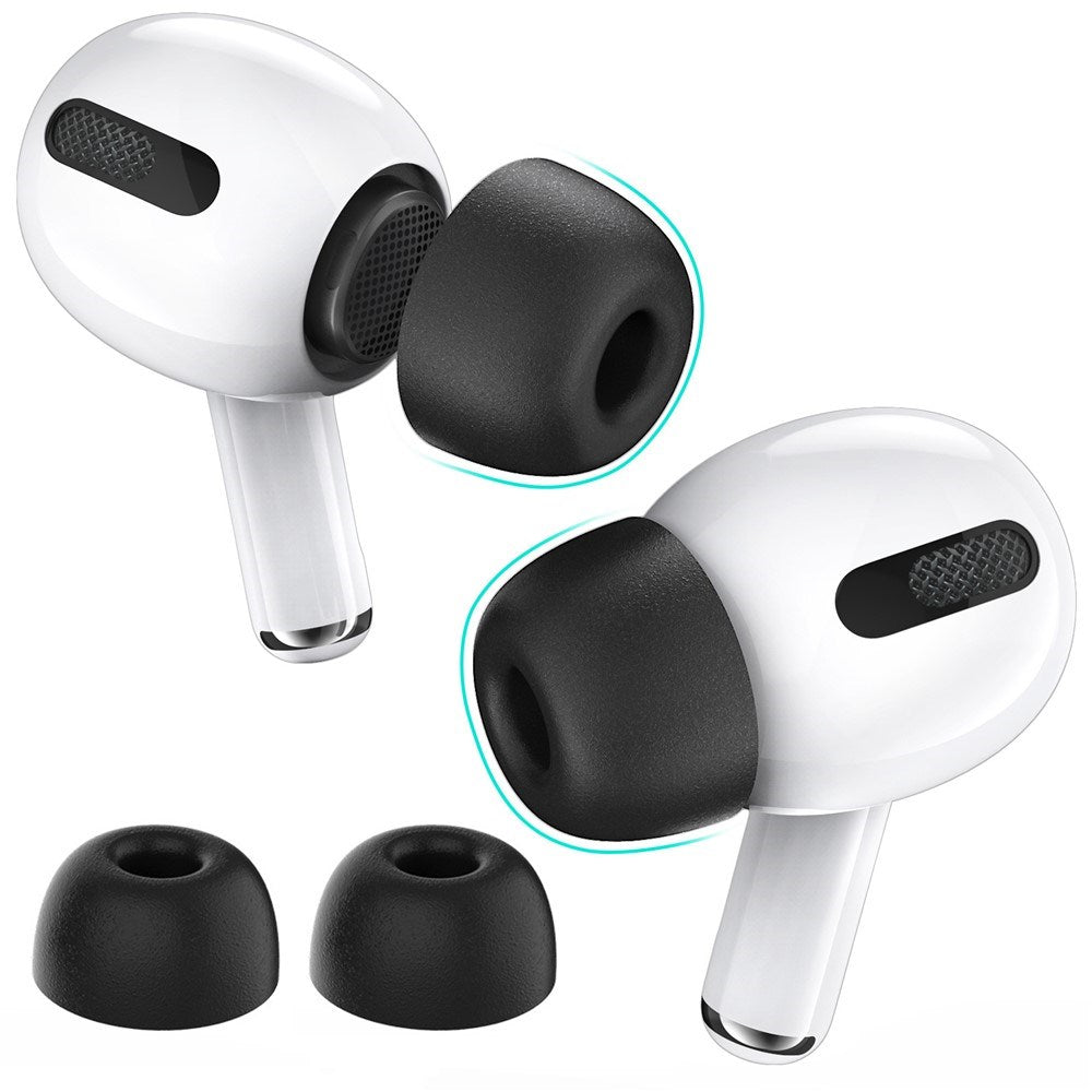 AirPods Pro (1. & 2. Gen.) AHASTYLE Memory Foam Ørepropper – S / M / L – Hvit