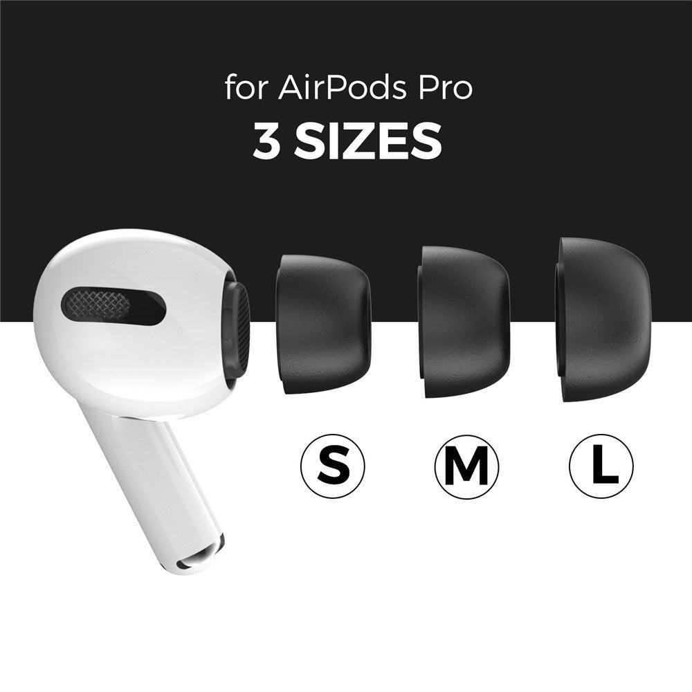 AirPods Pro (1. & 2. Gen.) AHASTYLE Memory Foam Ørepropper – S / M / L – Hvit