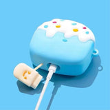 Apple AirPods Pro (1. og 2. generasjon) Silikondeksel med Karabinkrok - Is Design