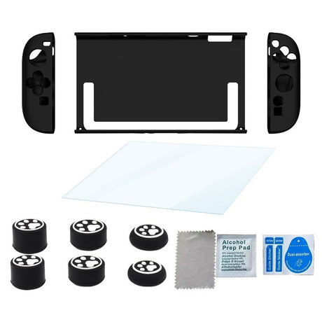Nintendo Switch 2 - 3-i-1 Beskyttelsessett - Gjennomsiktig / Svart