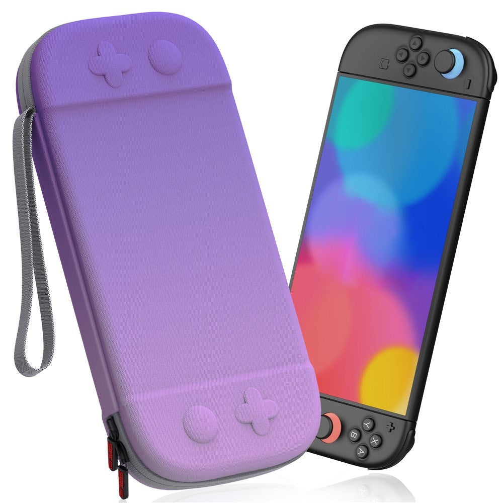 Nintendo Switch 2 Nylon Oppbevaringsveske m. Stropp - Lilla