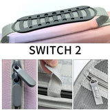 Nintendo Switch 2 Organisasjons- og Transportetui med Håndtak - Lilla / Rosa