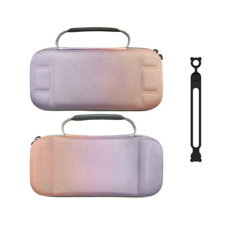 Nintendo Switch 2 Organisasjons- og Transportetui med Håndtak - Lilla / Rosa