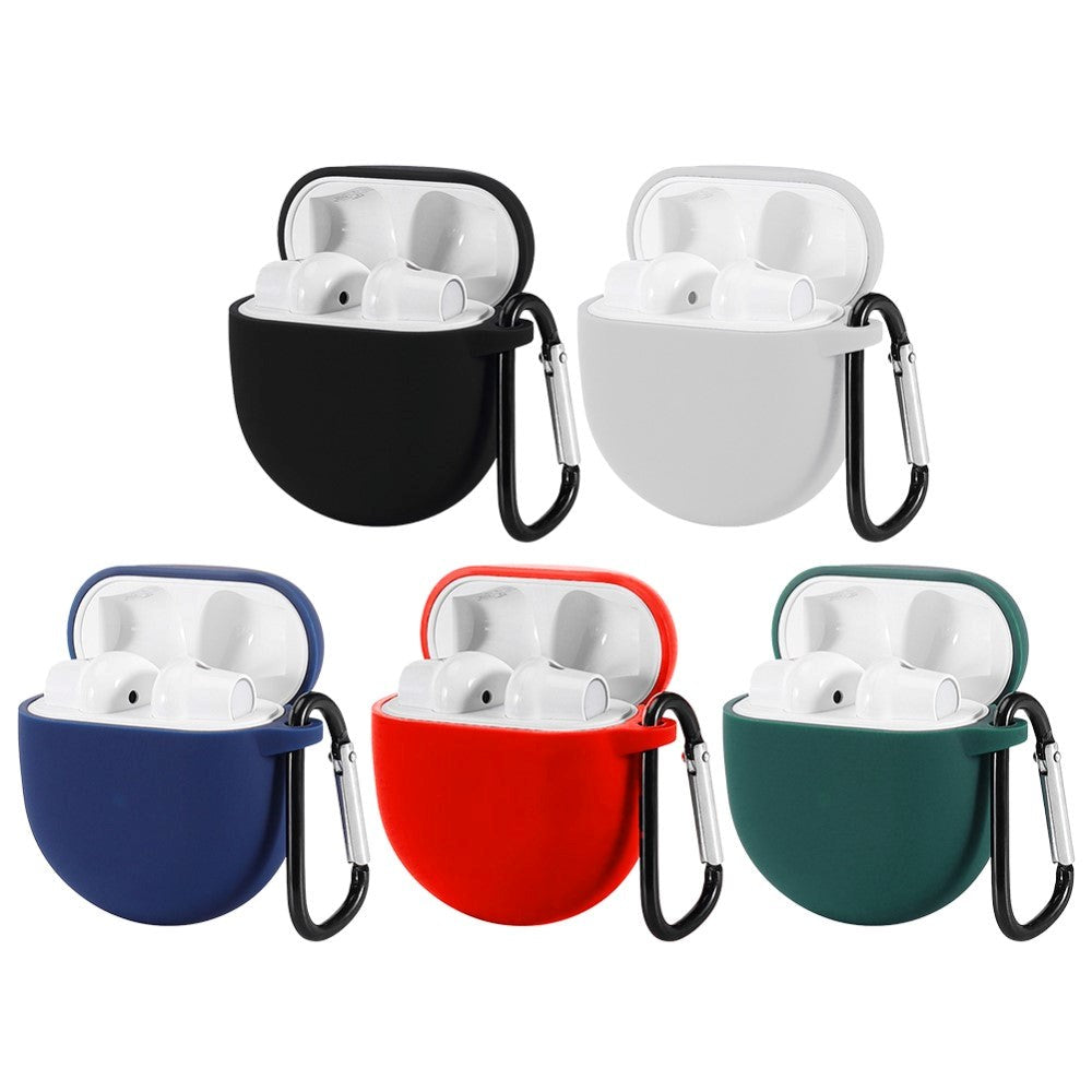 OnePlus Buds Silikon Case med Karabinkrok - Grønn
