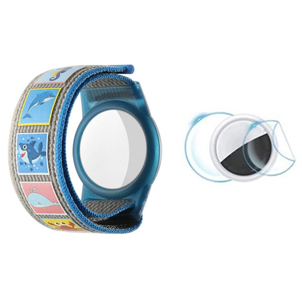 AirTag 1. & 2. Gen. Nylonarmbånd for Barn - Sjødyr