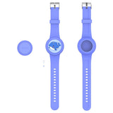 Apple AirTag 1. & 2. Gen. Silikonrem med 3D-Design – Blå / Delfin