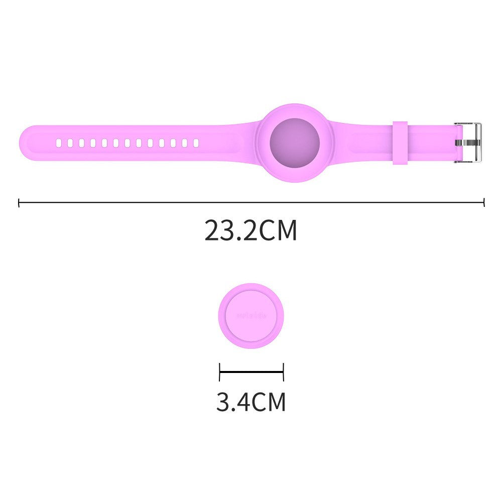Apple AirTag 1. & 2. Gen. Silikonrem med 3D-Design – Rosa / Rose