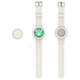 Apple AirTag 1. & 2. Gen. Silikonrem med 3D-Design – Beige / Frosk