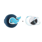 Apple AirTag 1. & 2. Gen. Silikon Holder for Sko med Motiv - Hval