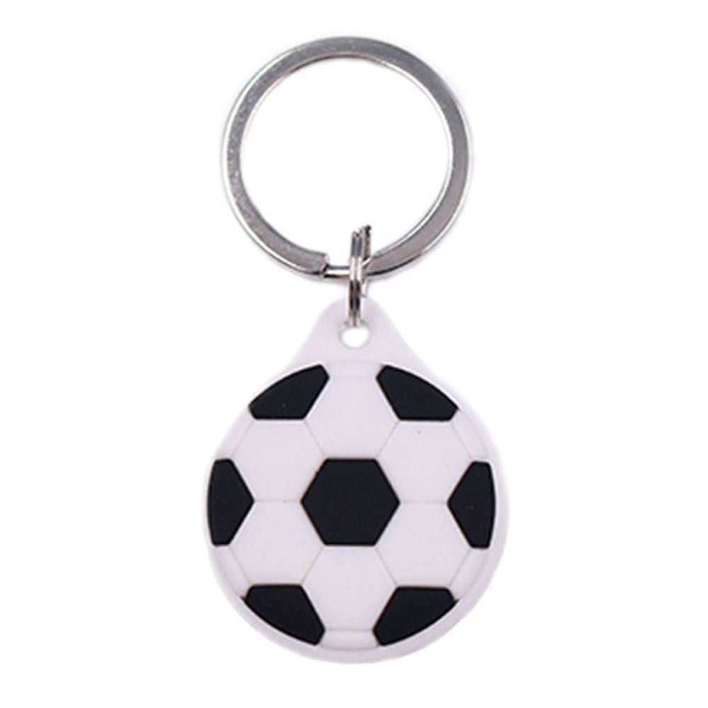 Apple AirTag 1. & 2. Gen. Silikon Deksel - Nøkkelring med Morsomt Design - Fotball