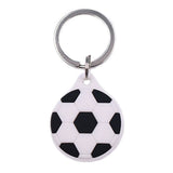 Apple AirTag 1. & 2. Gen. Silikon Deksel - Nøkkelring med Morsomt Design - Fotball