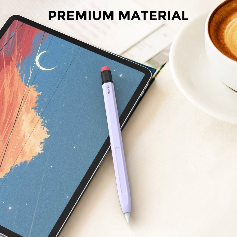 Apple Pencil 2 Gen. Fleksibelt Blyant Silikondeksel - Lilla