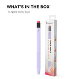 Apple Pencil 2 Gen. Fleksibelt Blyant Silikondeksel - Lilla