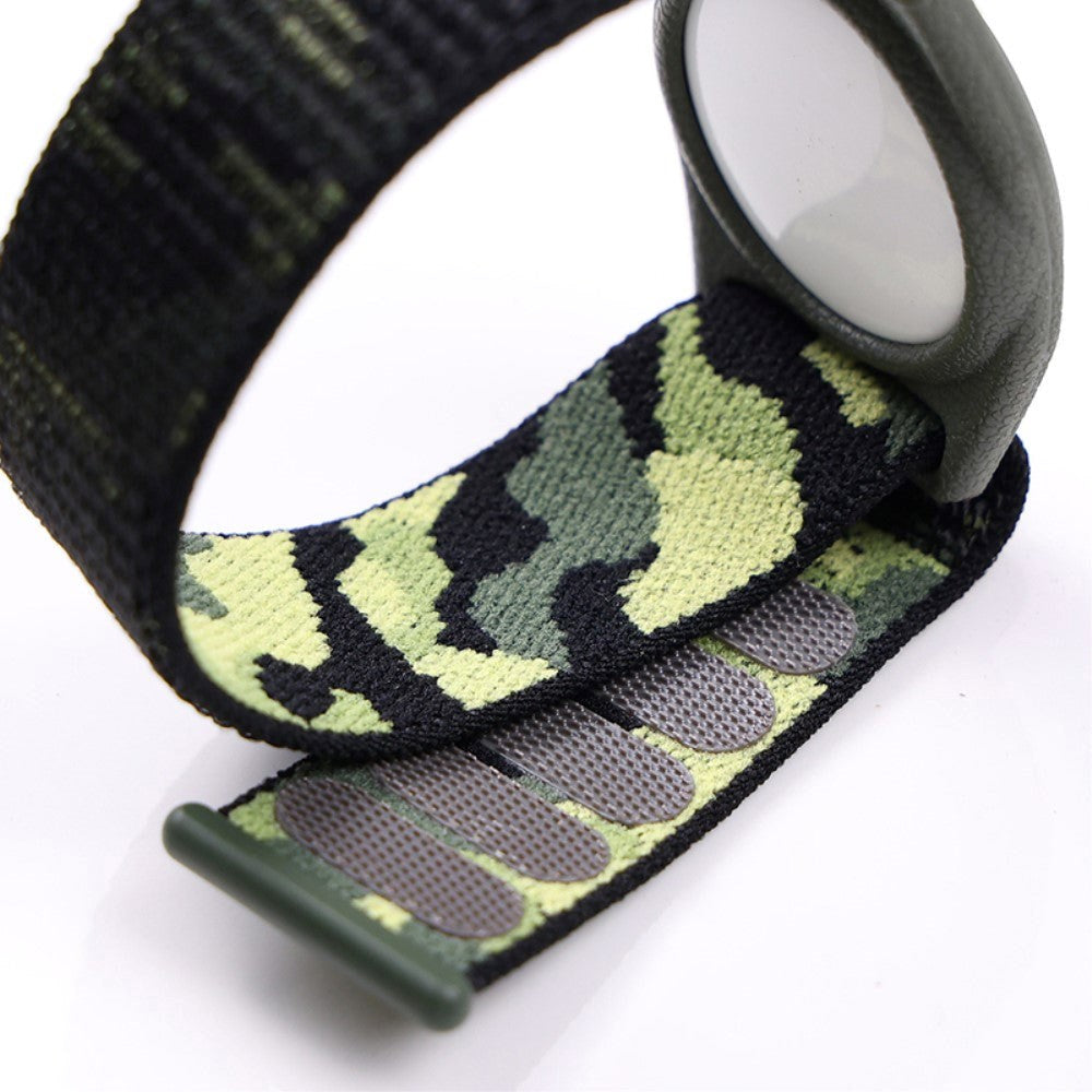 AirTag 1. & 2. Gen. Barne Stoffrem - Grønn Kamuflasje