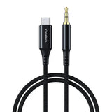 Choetech AUX006 USB-C til 3.5mm Minijack Kabel - 1m - Svart