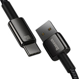 Baseus 100W USB-A til USB-C Kabel 480 Mb/s - 1 m - Svart
