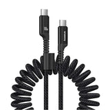 Baseus 100W USB-C til USB-C Fish-Eye-Kabel - 1m - Svart