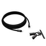 Devia 2-i-1 Mobilstropp & USB-C til Lightning Kabel - Svart
