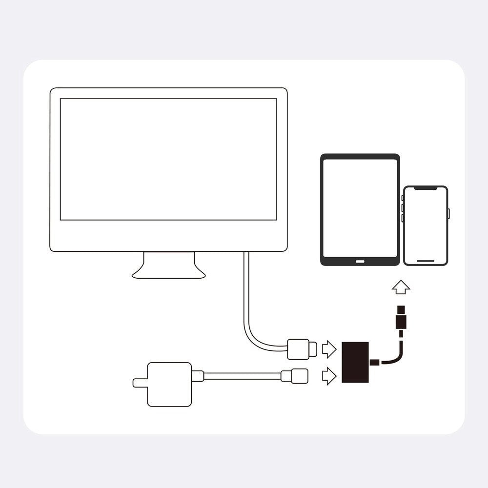 Joyroom HDMI-Adapter for Lightning med Lightning-Kontakt – Hvit
