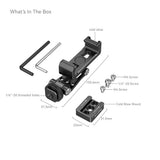 SmallRig 4301 Roterbar Mobilholder med Cold Shoe Mount - Kompatibel med DJI Gimbals (57-88 mm) - Svart