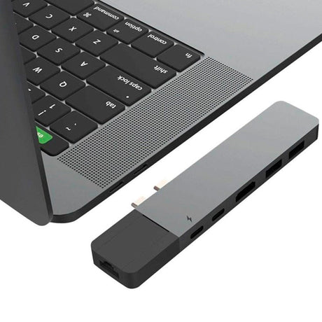 Hyperdrive Net USB-C Multi Adapter 6-i-2 - Grå