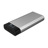 Hyper HyperJuice 245W Powerbank 27 000mAh med 4 x USB-C och Display - Grå / Svart