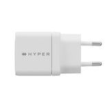 Hyper HyperJuice 35W GaN Vegglader m. 2 x USB-C – Hvit