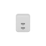 Hyper HyperJuice 35W GaN Vegglader m. 2 x USB-C – Hvit