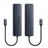 Hyper HyperDrive Ecosmart 7-i-1 USB-C-Hub med USB-A / USB-C / HDMI / Ethernet / SD- & MicroSD-Kort – Grå