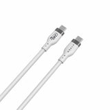 Hyper HyperJuice 240W Silikon USB-C til USB-C Kabel - 2m - Hvit