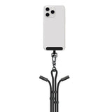 Devia 2-i-1 Regulerbar Mobilstropp & USB-C til USB-C Kabel - Svart