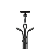 Devia 2-i-1 Regulerbar Mobilstropp & USB-C til Lightning Kabel - Svart