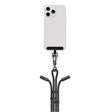 Devia 2-i-1 Regulerbar Mobilstropp & USB-C til Lightning Kabel - Svart