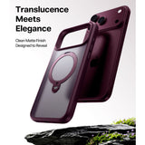 iPhone 18 Pro / 17 Pro TORRAS Ostand Q3 Spin Deksel - MagSafe Kompatibel - Lilla