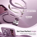 iPhone 18 Pro / 17 Pro TORRAS Ostand Q3 Wind Deksel - MagSafe Kompatibel - Lilla