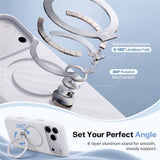 iPhone 18 Pro / 17 Pro TORRAS Ostand Q3 Wind Deksel - MagSafe Kompatibel - Hvit