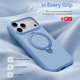iPhone 18 Pro Max / 17 Pro Max TORRAS Ostand Q3 Wind Deksel - MagSafe Kompatibel - Blå