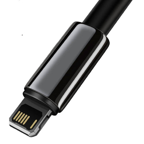 Baseus 12W USB-A til Lightning-Kabel (480 Mbps) - 1 m - Svart
