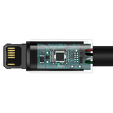 Baseus 12W USB-A til Lightning-Kabel (480 Mbps) - 1 m - Svart